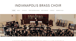 Desktop Screenshot of indybrasschoir.com